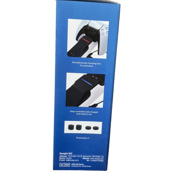 PS5 NEW Dual Charging Station By Nexigo Controller Dock fast charge game accesso - Picture 4 of 11